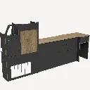 Armoire L2 - Gris VELVET 1023.webp