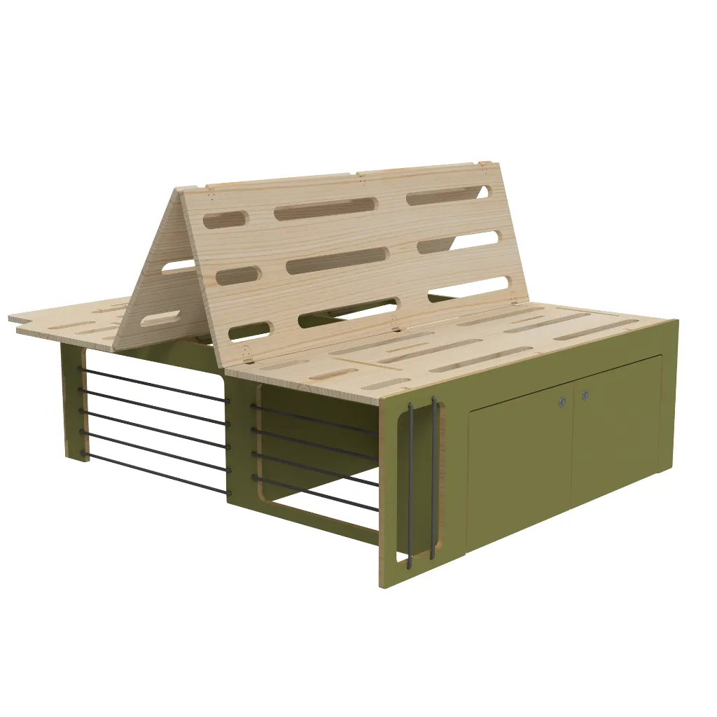 Lit L2 - Kaki VELVET 1197.webp