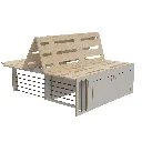 Lit L2 -Blanc SHIKY.webp