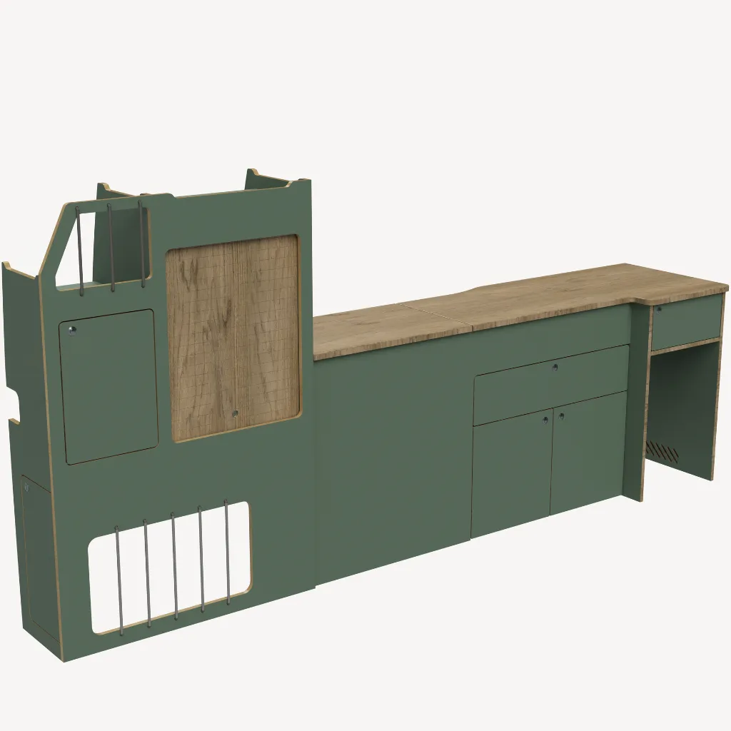 Armoire L2 - Vert Jade VELVET 1193.webp