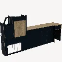 Armoire L2 - Bleu Marin VELVET 1192.webp