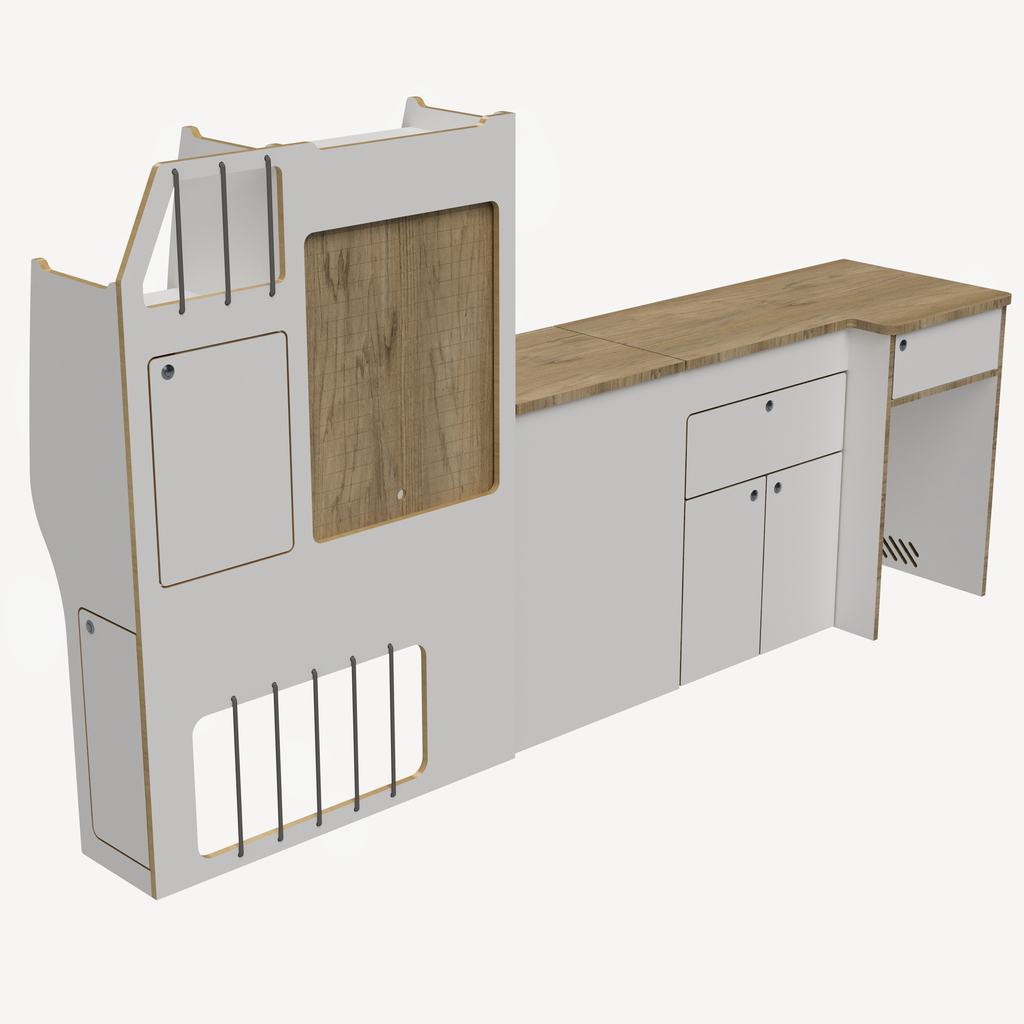 Armoire & Cuisine L1H1 (Sans habillage, Névé)